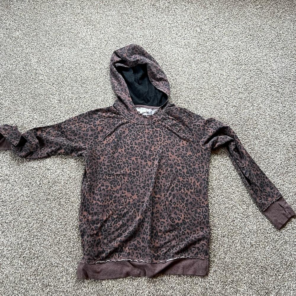 Maurice’s leopard print tunic  great to wear with leggings